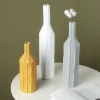 Morandi ceramic vases, Nordic ornaments, decorative items, bamboo strip pattern flower arrangements, handicrafts, model rooms, home furnishings Specification image